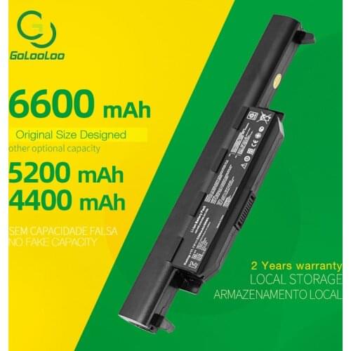 Golooloo 6CELLS New Laptop Battery For ASUS A32-K55 A33-K55 K55 A41-K55 A75A A45DE K75A X55A A75DE A95 A55D X75V K45D K45VM A45A
