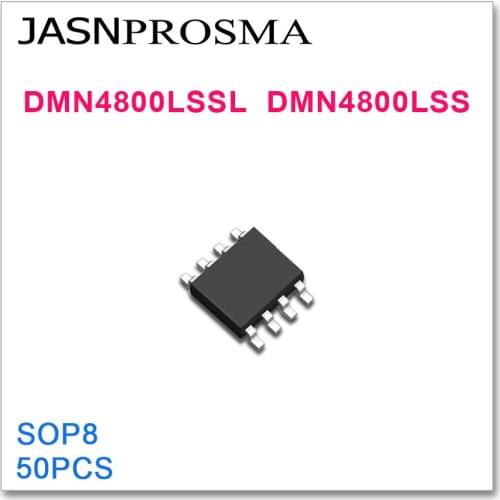 JASNPROSMA 50PCS SOP8 DMN4800LSSL DMN4800LSS High quality 4800 DMN LSS LSSL