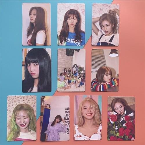 KPOP Twice Mina Sana Momo Chou Tzu Yu Nayeon Polaroid Cam Fancy You Peripheral Lomo Card Once Collect Postcards Wholesale New