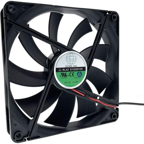 135mm PSU Cooling Fan RL4Z S1352512H 12V 0.33A 13.5CM Chassis Power Supply Cooling Fan 135x135x25mm Cooler
