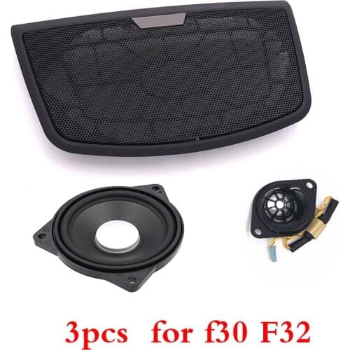 Dashboard speaker cover trim for BMW f10 f11 F30 F32 center console audio loudspeaker tweeter HI-FI system music stereo upgrade