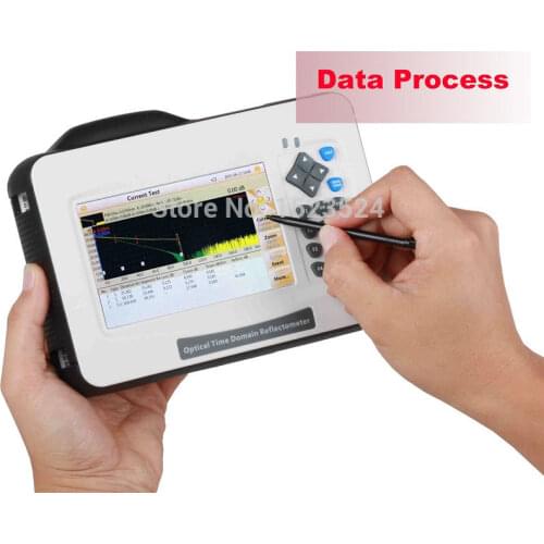 New D26 26/24dB SM 1310/1550nm Mini OTDR Optical Time Domain Reflectometer Fiber Optic OTDR with Touch Screen