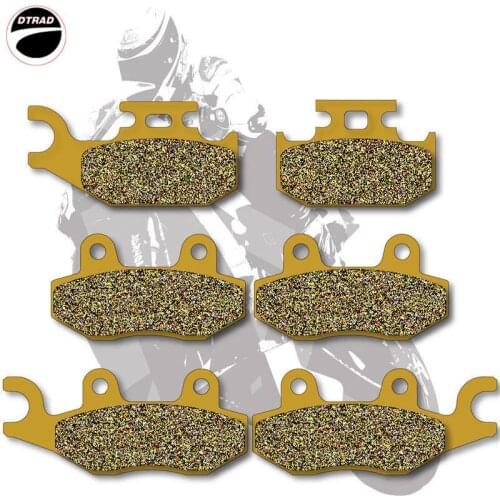 Motorcycle Brake Pads Front+Rear For YAMAHA ATV Raptor 700 06-09 YFM 700 07-09 Rhino 700 2008
