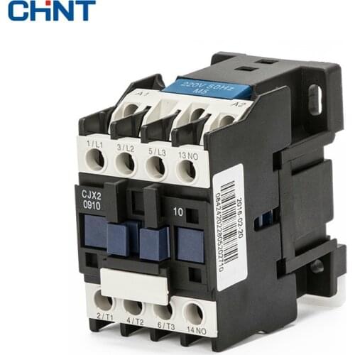 CHINT 9A Switches AC Contactor Voltage Cjx2-0910 Single-phase 220V Three-phase 380V 110V 36V 24V