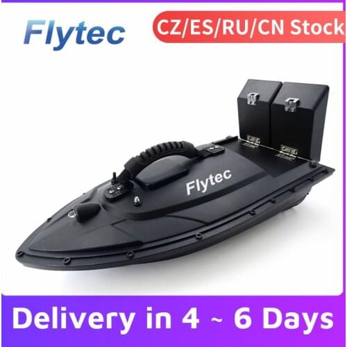 Flytec RC Boat 2011-5 Fish Finder Fish Boat 1.5kg 500m Remote Control Fishing Bait Boat Ship Speedboat RC Toys 5.4km/h Adult Toy