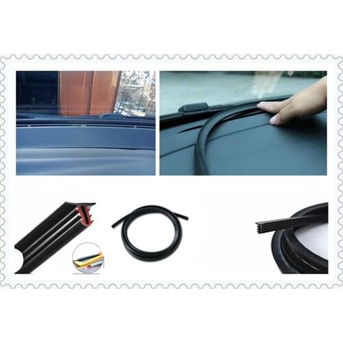 Car shape rubber instrument panel seal strip soundproof and dustproof for BMW 530Li 335i 750i 330i 325i 320si 630i
