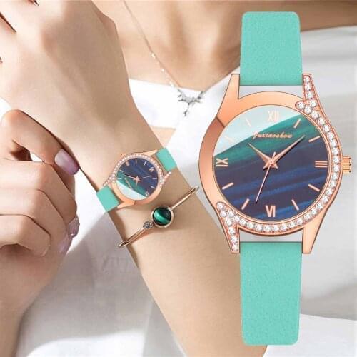 Luxury Women Bracelet Quartz Watches For Women Fashion Diamond Watch Ladies Leather Band WristWatch Female Clock Montre Femme F3