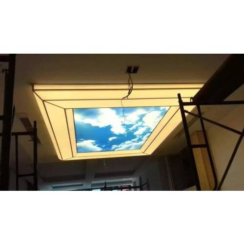 S-5135Blue Sky Printing Ceiling Film Sun in the Cloud Stretch Ceiling Film