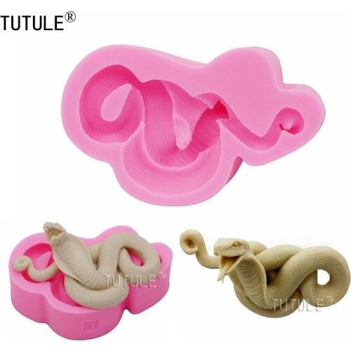 Snake Silicone Mold,Cake Clay,Jewelry,Farm Chocolate Cookies Mold-Food safe for fondant snake mold charm-Snake Silicone Mold