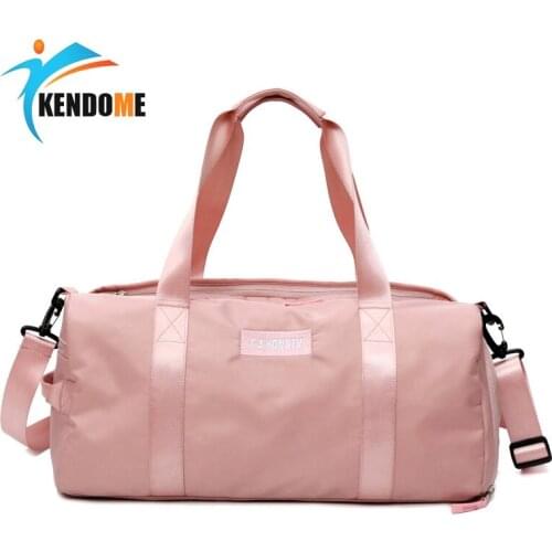 Girls Yoga Bag Outdoor Waterproof Nylon Sports Gym Bags Men Women Girls Training Fitness Travel Handbag Sac Sport