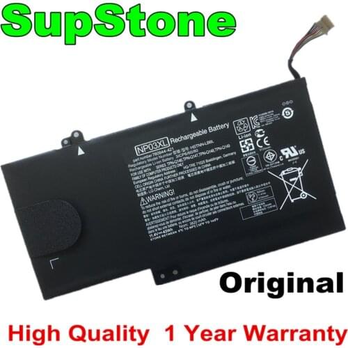 SupStone Original NP03XL HSTNN-LB6L 760944-421 Battery for HP Pavilion X360 13-A010DX 15-U010DX TPN-Q146 TPN-Q147 TPN-Q148 Q149