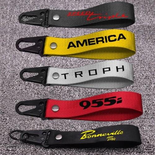 3D Key Holder Chain Triumph Collection Keychain for Triumph AMERICA SPEED TRIPLE TROPHY 955i BONNEVI SE/T100 Motorcycle Keyring