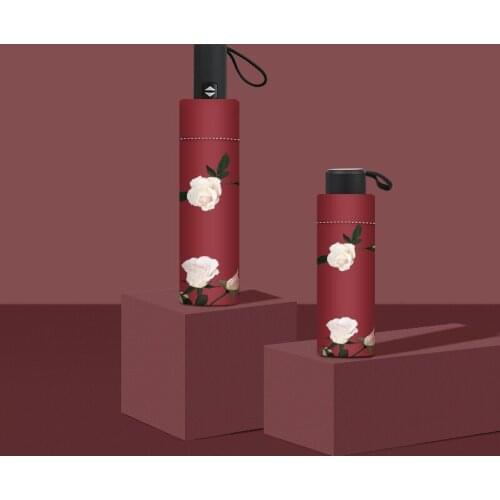 Uv Protection Umbrella Portable Mini Pocket Female Foldable Automatic Summer Travel Umbrella Guarda Chuva Home Rain Gear DB60YS