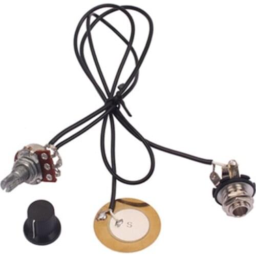 Piezo Transducer Pickup Amplifier for Guitar Violin Ukulele Banjo Cigar Box