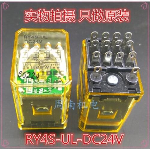 2Pcs/Lot Relay Ry4S-Ul-Dc24V Ry4S-Ul Dc24V New And Original