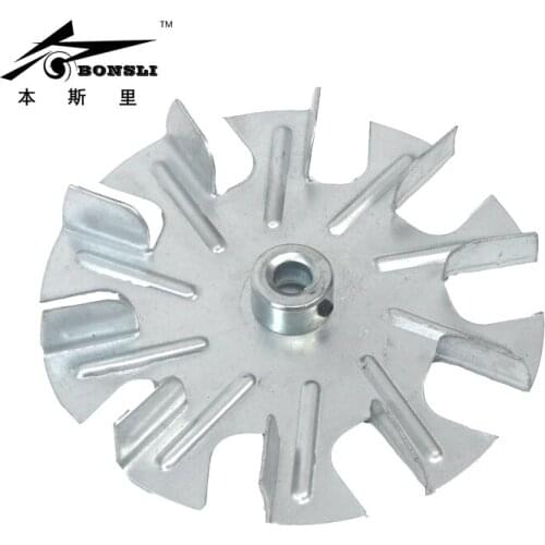 84mm diameter 12mm height 8mm shaft small vane cooling wind fans iron blade motor parts