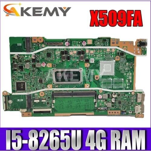 Akemy X509FA Motherboard For ASUS Vivobook X509FA-EJ239T X509FA X509F X509FB X509FJ X509FL Laotop Mainboard I5-8265U 4G RAM