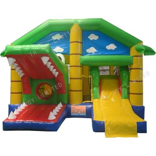 Free Shipping 5x4x3.5mh Inflatable Crocodile Bounce House For Sale Outdoor Inflatable Jumping House For Game