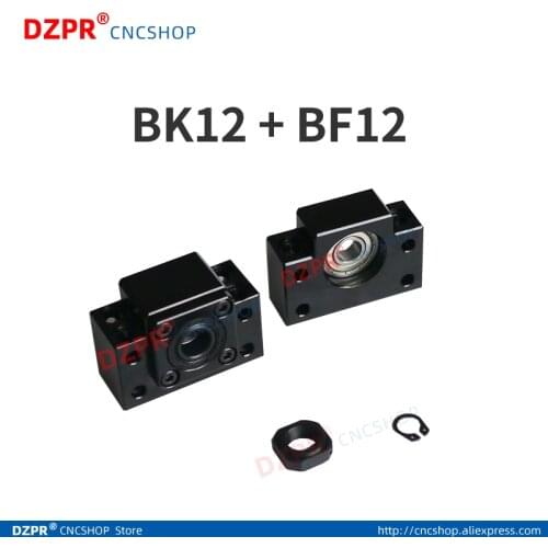 BK12BF12 Ballscrew End Support BK12 + BF12 1605 1604 1610 ballscrew End Supports DIY CNC Parts