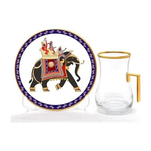 Drop Handles Tea Set 12 pieces Elephant