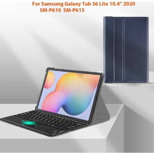 Touchpad Keyboard Case for Samsung Galaxy Tab S6 Lite 10.4 Case Cover for Samsung Galaxy Lite 10.4" SM-P610/ P615 with Trackpad