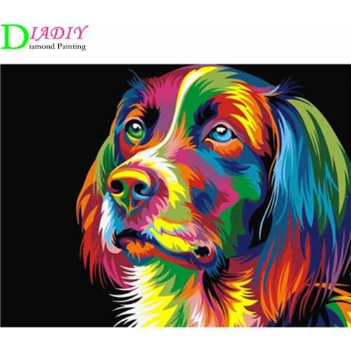 DIY 5D Diamond Painting Animal Lion Cat Cross Stitch Kit Full Drill Embroidery Mosaic Art Picture of Rhinestones Home Decor Gift