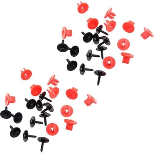 40pcs Undertray Guard Engine Under Cover Grommets & Screws Fixing Clips Accessories Car Fit For Ford Focus C-MAX