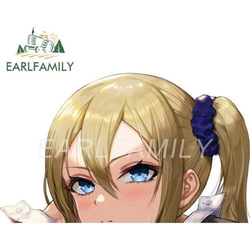 EARLFAMILY 13cm x 7.8cm for Ai Hayasaka Kaguasama Love Is War Car Stickers Waterproof Scratch-Proof Decals Car Door Protector