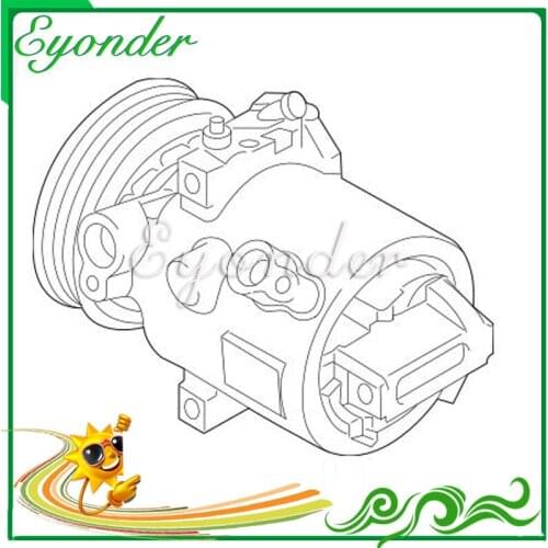 A/C AC Air Condioning Conditioner Compressor Cooling Pump VCR08 for MITSUBISHI MIRAGE DE ES 1.2 7813A524 Z0019354A 4048161468