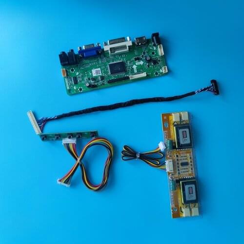 M.NT68676 Kit for LM170E01-TLBB/A6/TLA5/TLA7/TLE3/A5D4/A5NC/A5NH 1280X1024 Controller board LVDS LCD DVI VGA 4 lamps Audio Panel