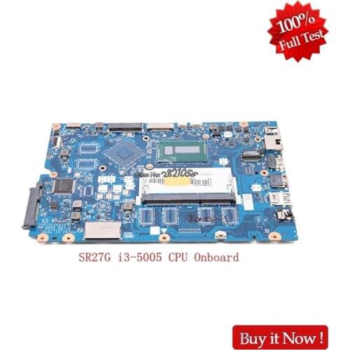 Nokotion 5B20K25407 NM-A681 Main board For Lenovo ideapad 100-15IBD Laptop Motherboard with SR27G i3-5005U onboard