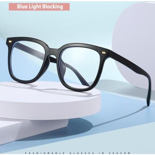 Prescription Eyeglasses Frame for Men and Women Eyewear Full Rim Fashion Glasses Frame Myopia Blue Light Blocking Anti-blue Ray