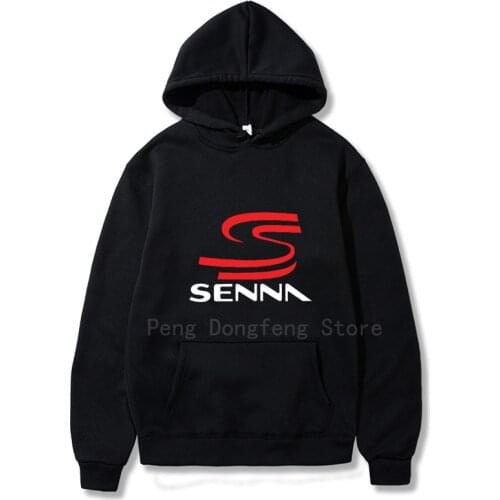 Mens and womens hoodies printed autumn and winter letters printed sweater F1 McLaren Senna Oversized Hoodie Sweatshirt S-4XL