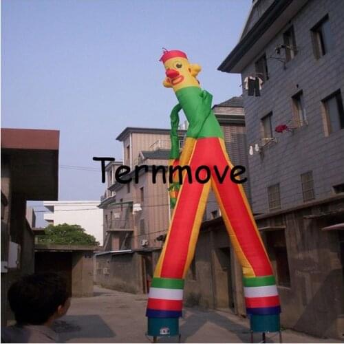Inflatable clown air dancer with double legs for promotion double legs air dancing dance wind tube man
