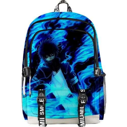 2021 3D New My Hero Academia Dabi Men Women Backpack Oxford School Bag Hip hop Style Teenager Girl Child Bag Travel Backpack
