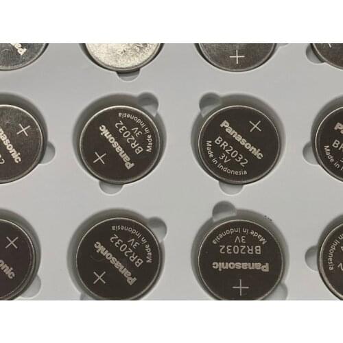 4pcs/lot New Original Panasonic 3V BR2032 Battery BR 2032 High temperature Button Coin Cell Battery Batteries