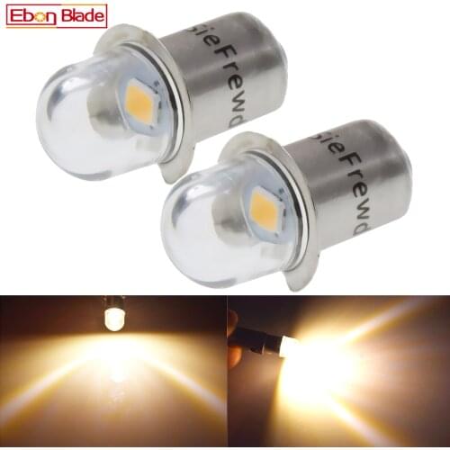 Pair P13.5S PR2 PR3 LED Miniature Lamp DC 3V 4.5V 6V 12V 18V 1SMD Warm White for Flashlight Replacement Bulb Torches Work Light