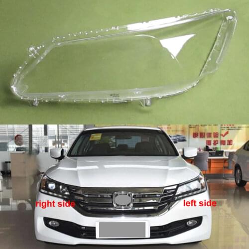 Front Headlamps Transparent Lampshades Lamp Shell Masks For Honda Accord Nine Generation 2014 2015