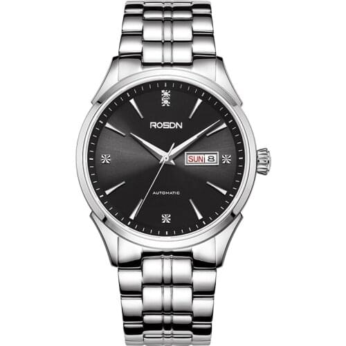 Rosdn Mens Stainless Steel Watch
