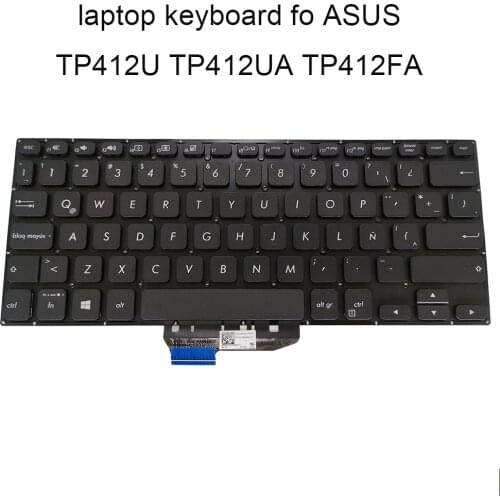 Replacement keyboards for ASUS vivobook flip TP412 TP412U UA TP412F FA LA Latin ASM18A6 black keyboard laptop parts best sell