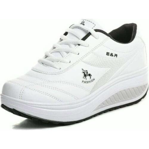 2021 NEW Women Sneakers Wedges Platform Body Shaping Shoes Shape Ups Fitness Shoe Slimming Swing For Female Weightlifting Shoe