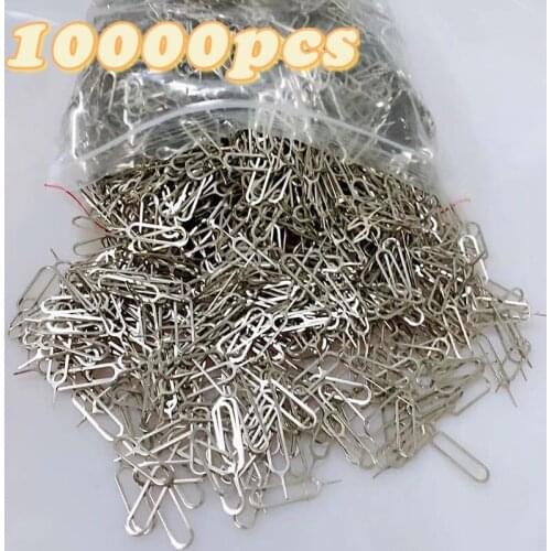 10000pcs Slim Sim Card Tray Pin Eject Removal Tool Needle Opener Ejector For Most Smartphone Card Cutter Pin Opener Removal Tool