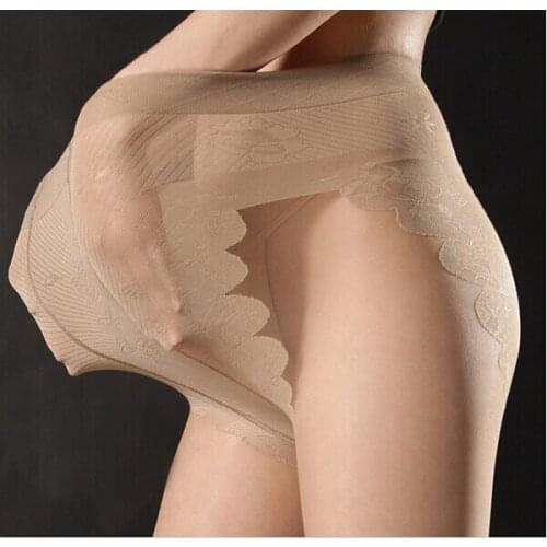 2pairs 10D Thin Butterfly Crothch Patterns Design Silk Stockings Sexy Pantyhose Ladies Womens Bikini Tights