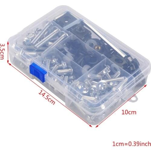 2021 New 195pcs M5 M6 Motorcycle Complete Fairing Bolts Screw Fastener Clips For Suzuki GSXR1000 /1100/600/750，GSXS1000