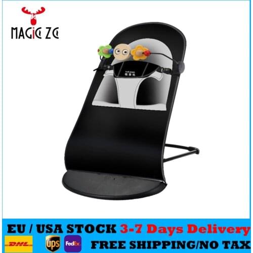 Newborn Baby Rocking Chair Newborn Baby Recliner with Baby Sleep Artifact Child Cradle Bed Coax Baby Artifact Comfort Chair