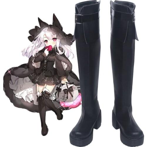 Game Azur Lane Erebus Monitor Cosplay Boots Shoes Custom Made