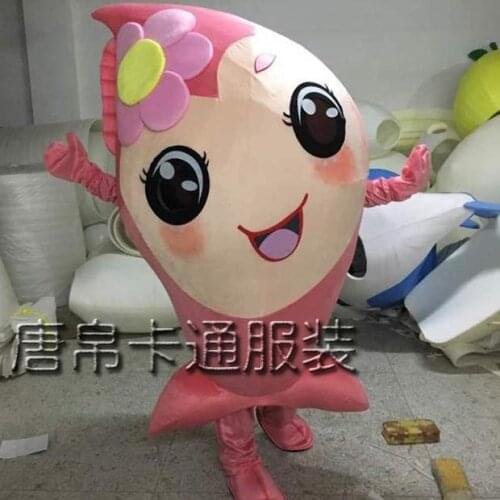 Ocean Fish Carp Mascot Costume Party Mascot Animal Costume Halloween Fancy Dress Christmas Cosplay for Halloween Party Event