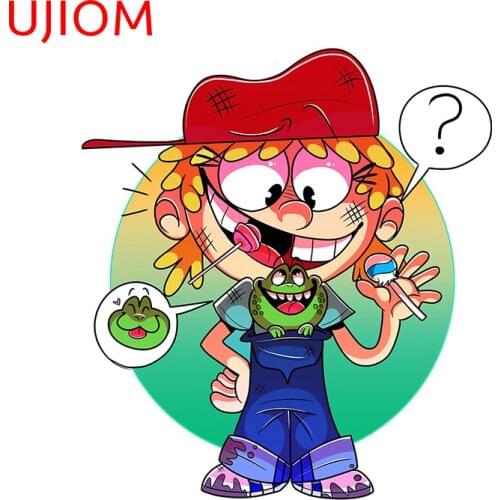 UJIOM Wall Stickers Cartoon The Lana and Frog Sticker Home Room Decor Livingroom Wallpapers Decoration Accessories Art Decals