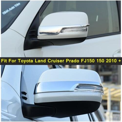 Rear View Mirror Lower Deflector Cover Trim Fit For Toyota Land Cruiser Prado FJ150 150 2010 - 2020 ABS Modification Accessories