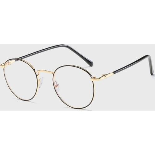 Retro Round Eyeglasses Full-frame Women Eyeglasses Spectacle Frame Female Optical Reading Computer Eye Glasses Frame Men 9765